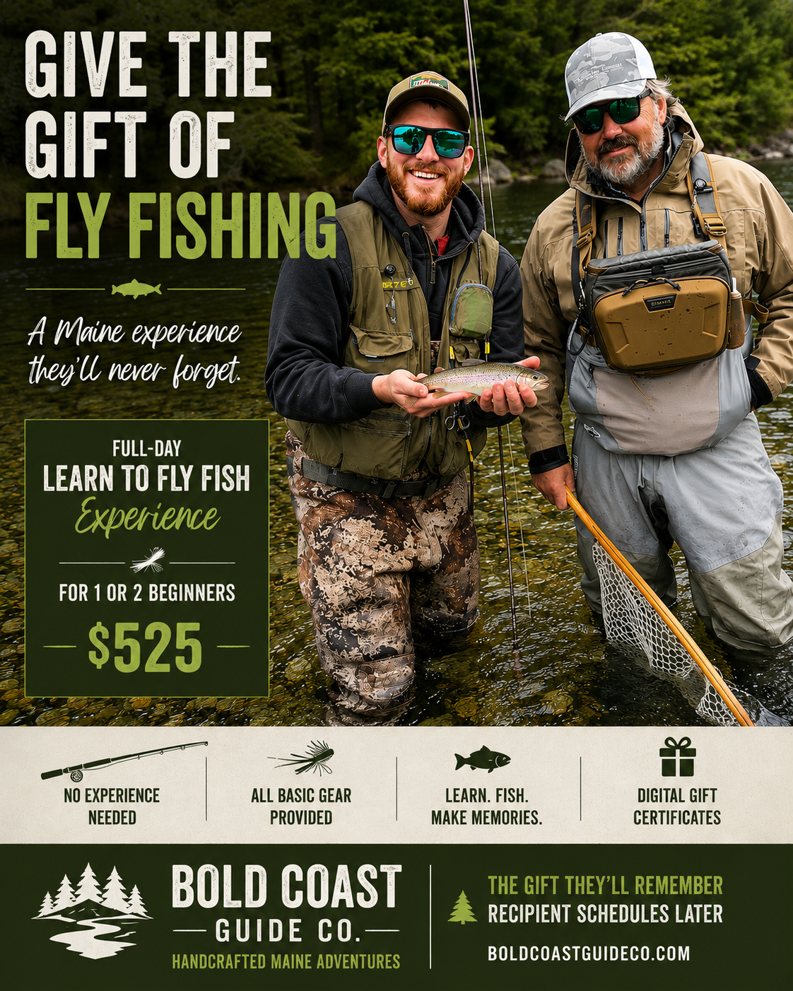 Learn to Fly Fish Gift Certificate